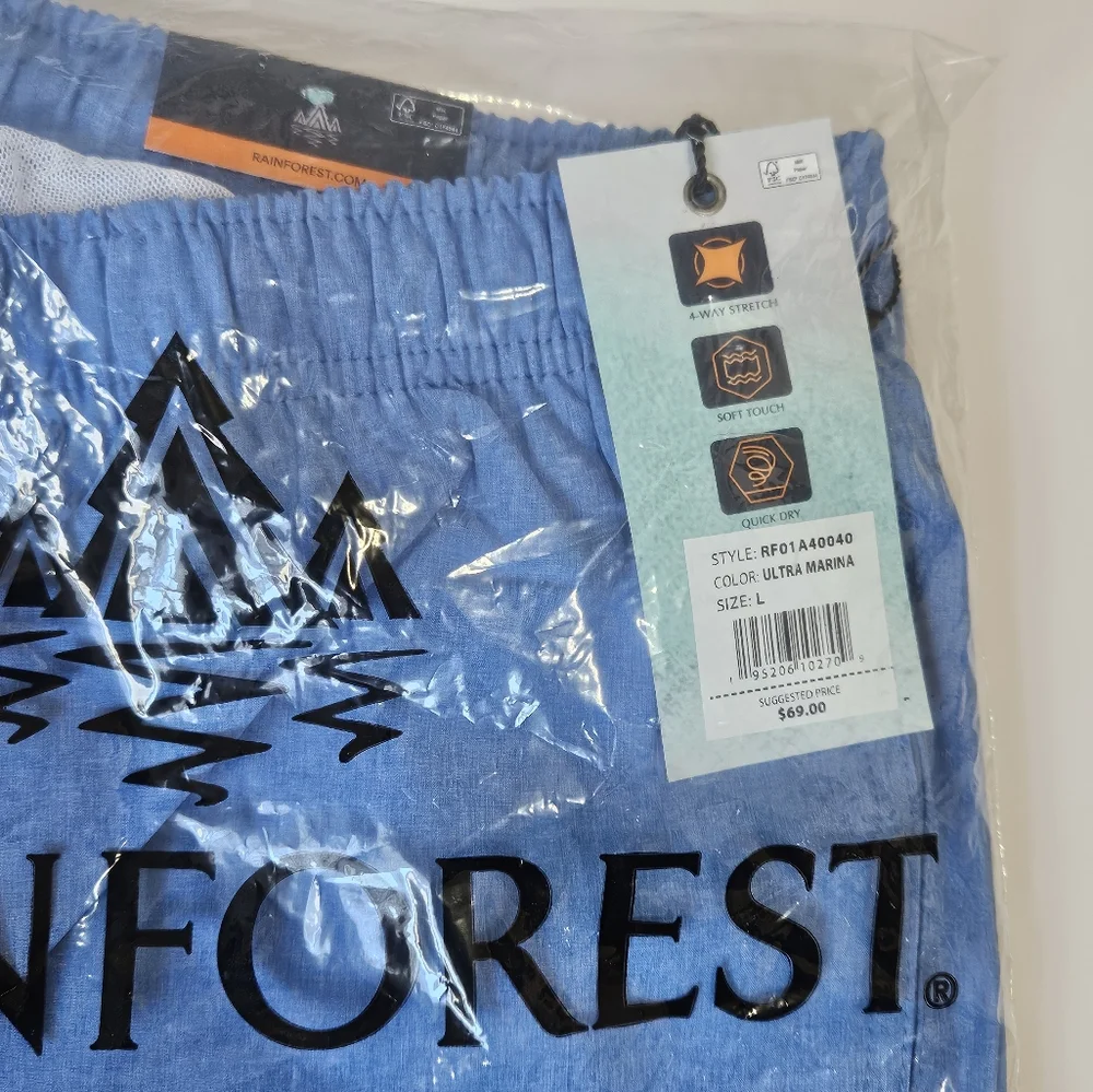 [NWT] Rainforest Quick-Dry Swim Trunks